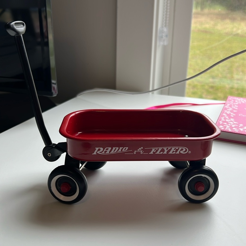 Vintage Mini Radio Flyer Wagon Memento or Doll Accessory